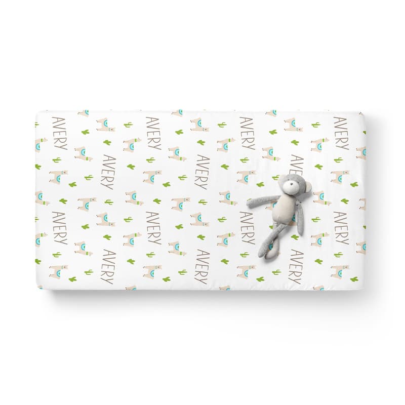 Llama Crib Sheet