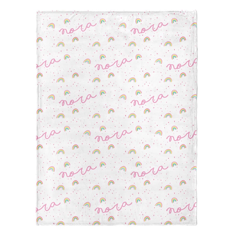 rainbow baby blanket