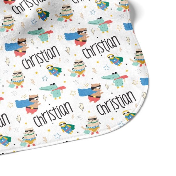 Comic Critter Hooded Towel Corner