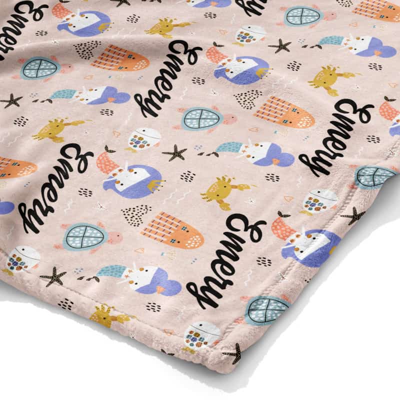 Coral Blanket Corner