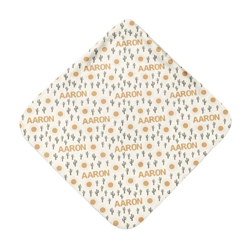 Desert Hooded Towel Back