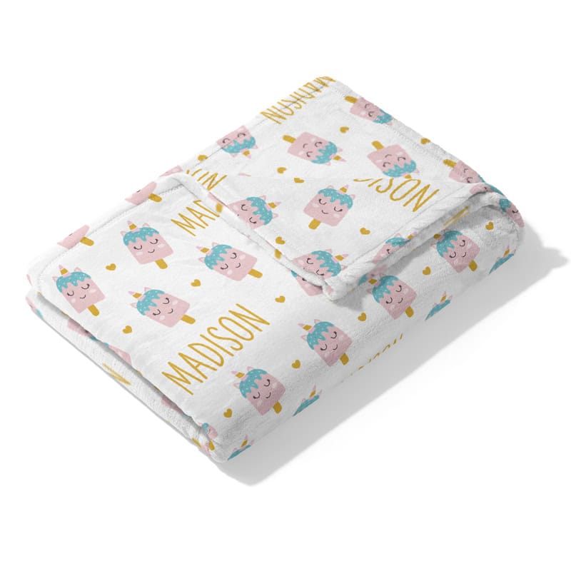 Dreamsicle Blanket Folded