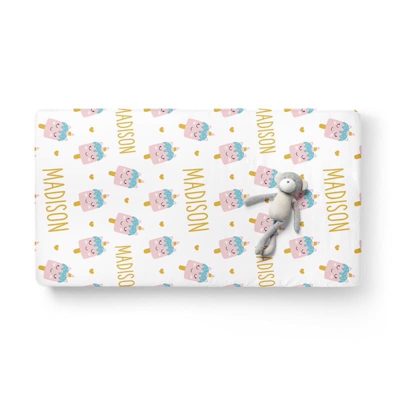 Dreamsicle Crib Sheet