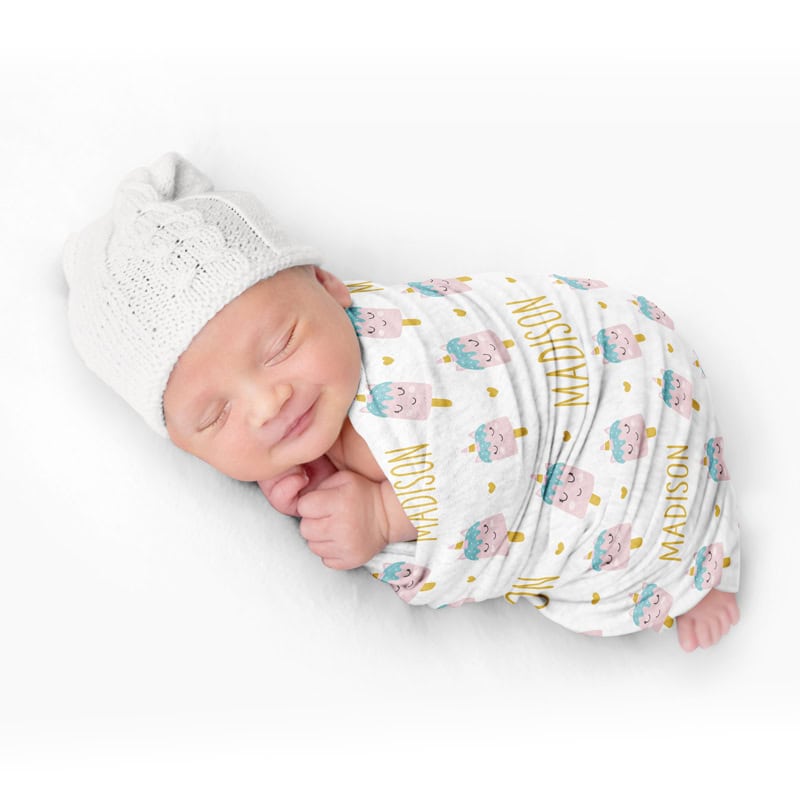 Dreamsicle Swaddle Baby