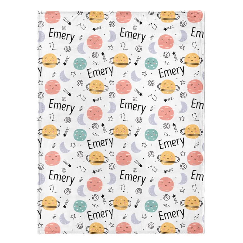 Happy Planets Blanket