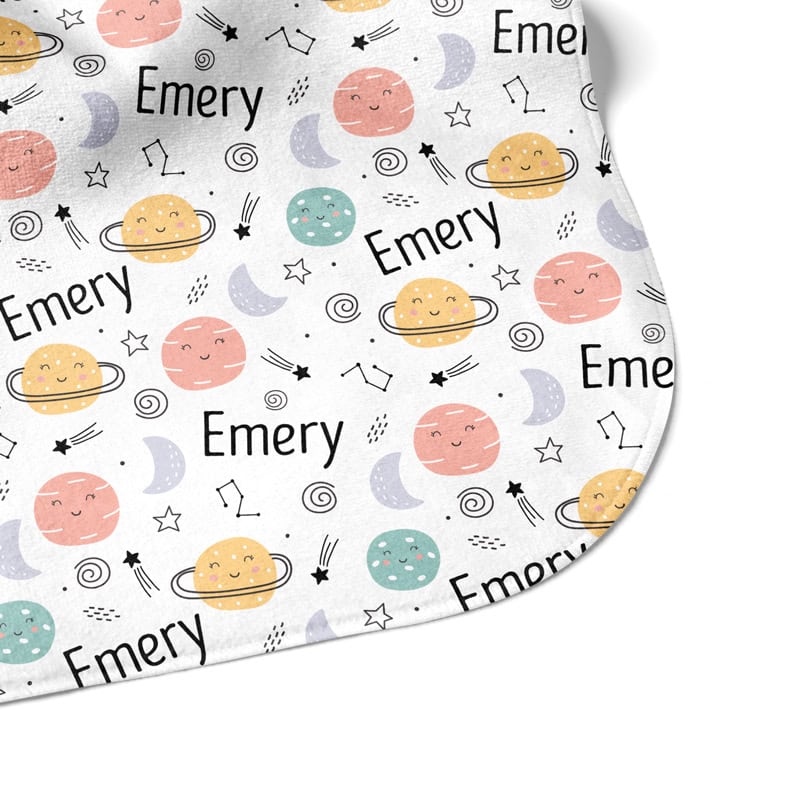 Happy Planets Hooded Towel Corner
