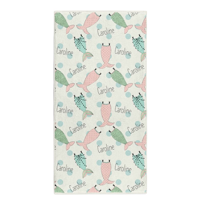 Little Mermaid Bath Towel
