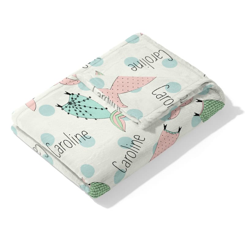 Little Mermaid Blanket Folded