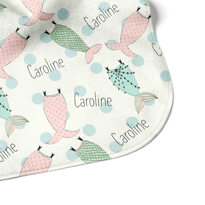 Little Mermaid Hooded Towel Corner