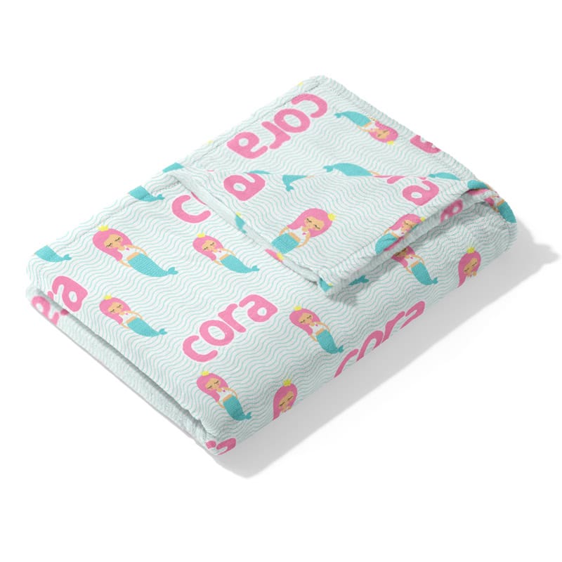 Mermaid Blanket Folded