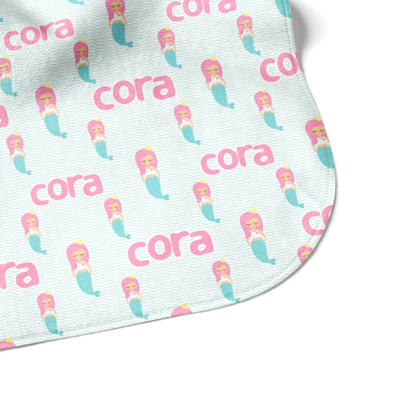 Mermaid Hooded Towel Corner