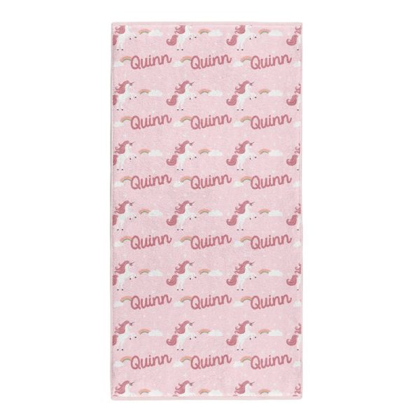 Pink Unicorn Bath Towel