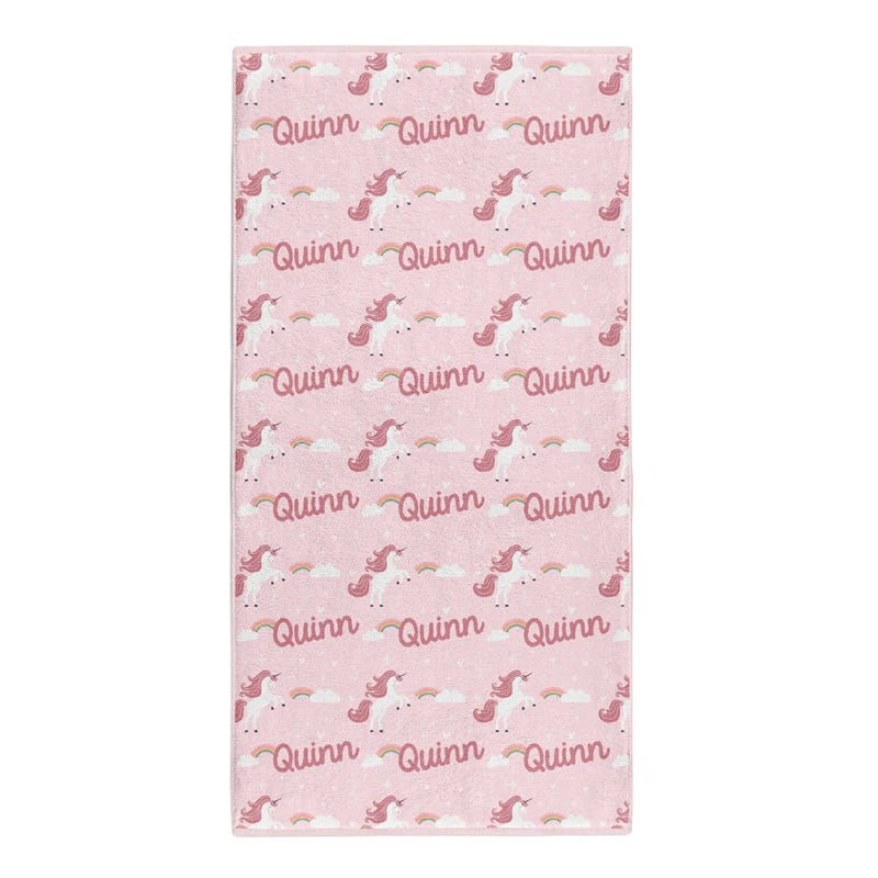 Pink Unicorn Bath Towel