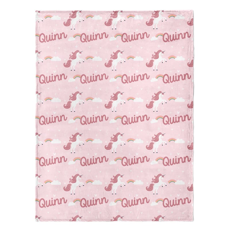 Pink Unicorn Blanket