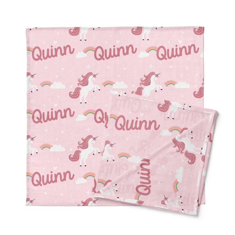 Pink Unicorn Swaddle