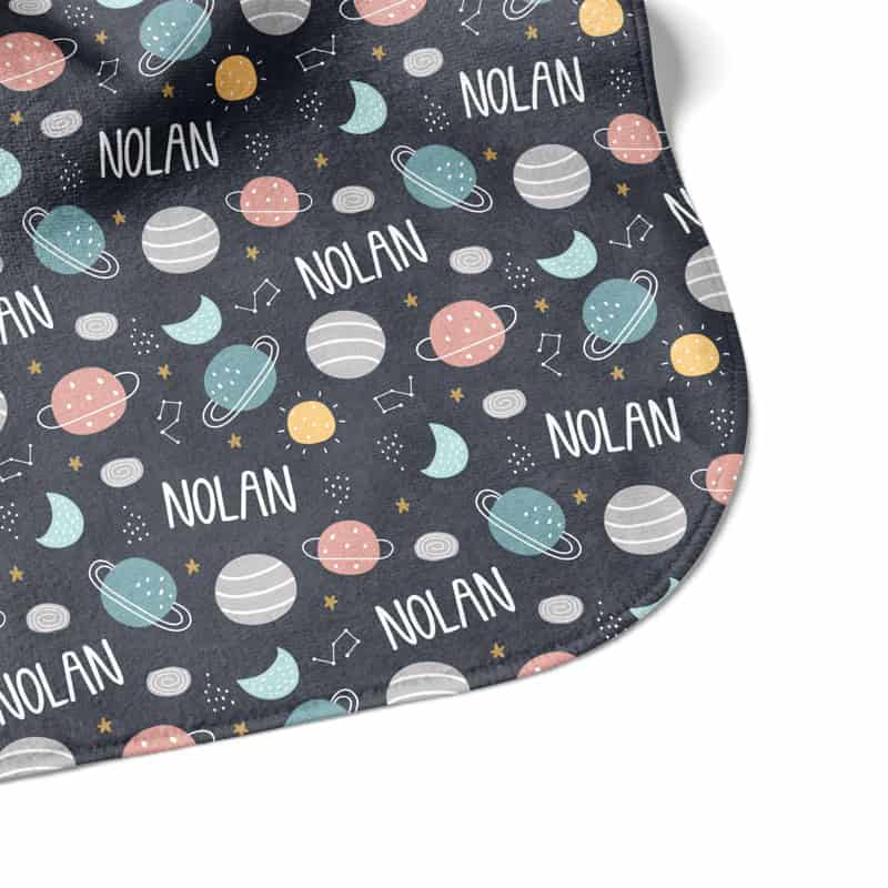 Planets Hooded Towel Corner