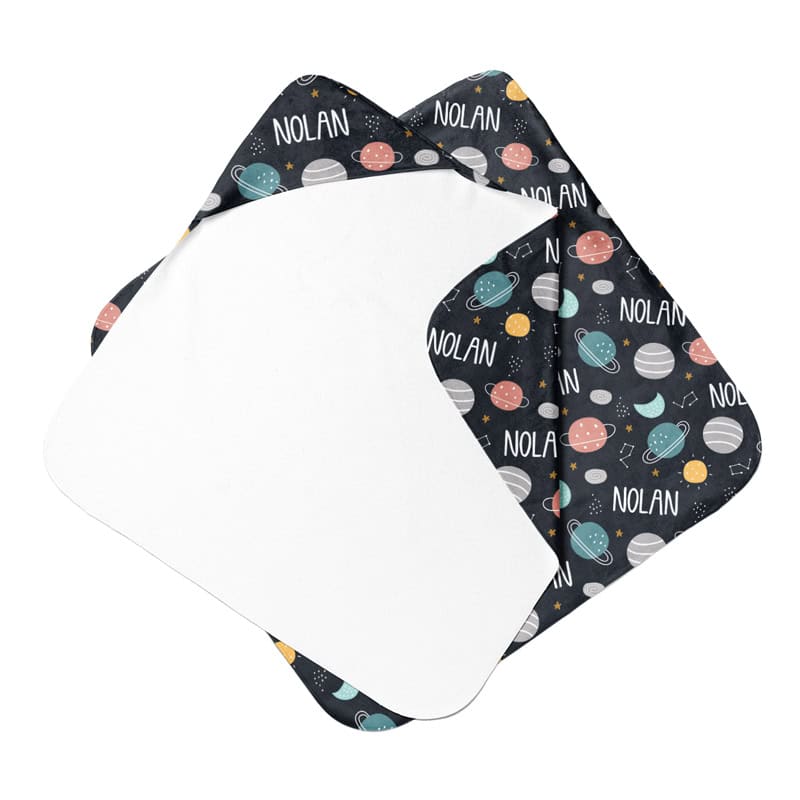 Planets Hooded Towel