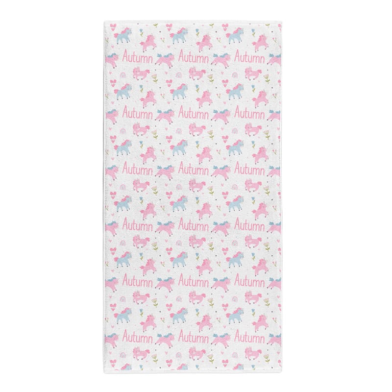 Playful Unicorn Bath Towel