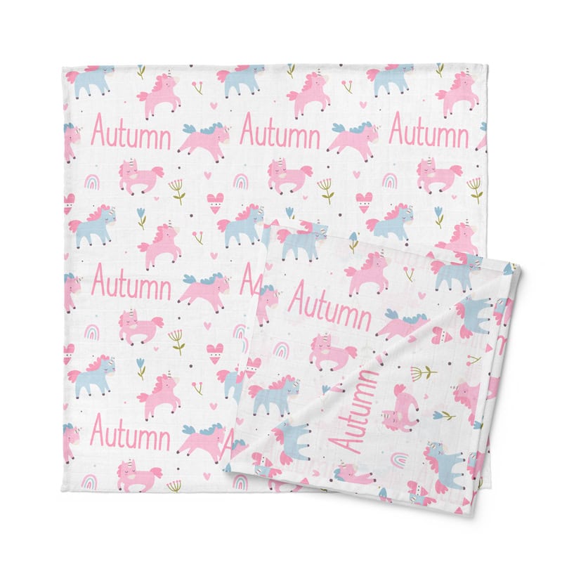 Playful Unicorn Swaddle