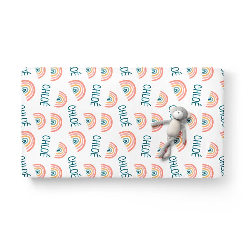 Rainbow Crib Sheet
