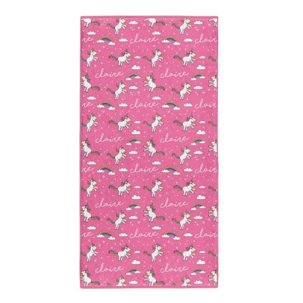 Rainbow Unicorn Bath Towel