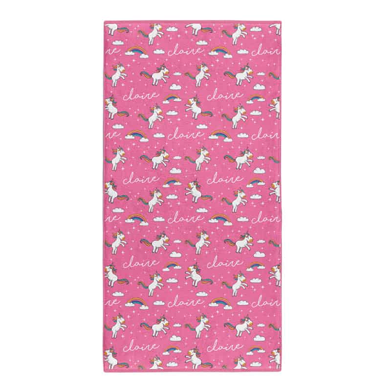 Rainbow Unicorn Bath Towel