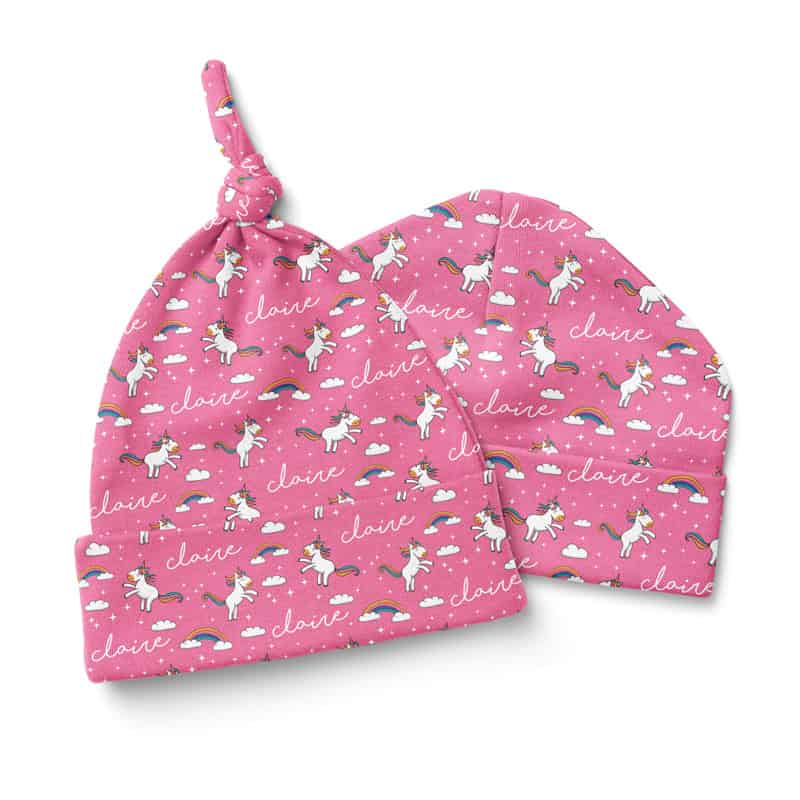 Rainbow Unicorn Beanie