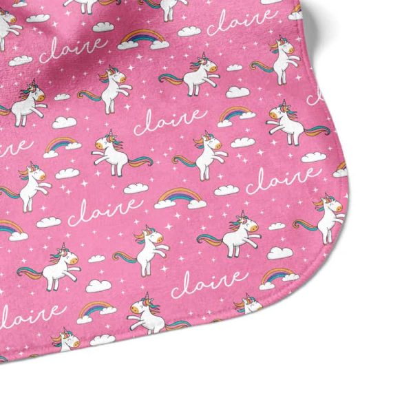 Rainbow Unicorn Hooded Towel Corner