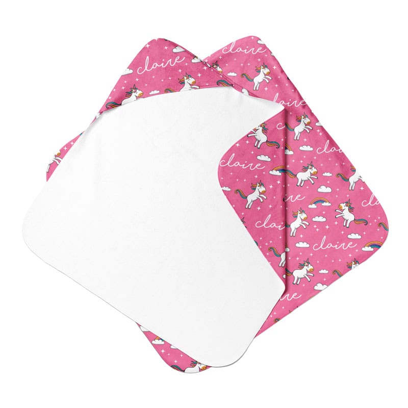 Rainbow Unicorn Hooded Towel