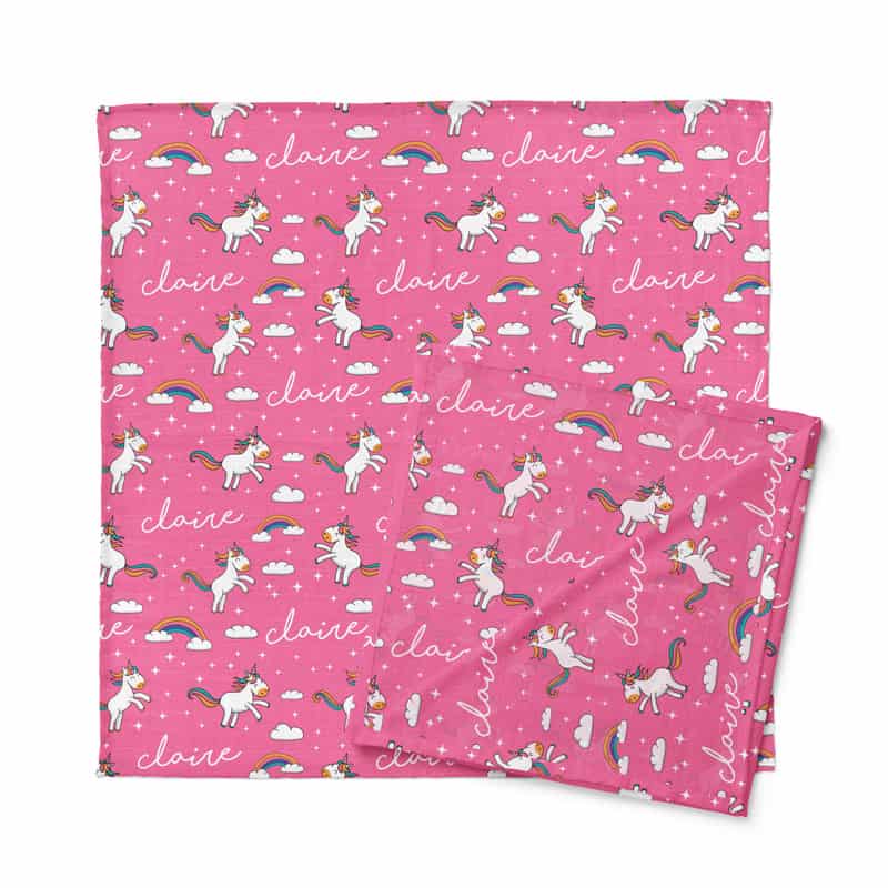 Rainbow Unicorn Swaddle
