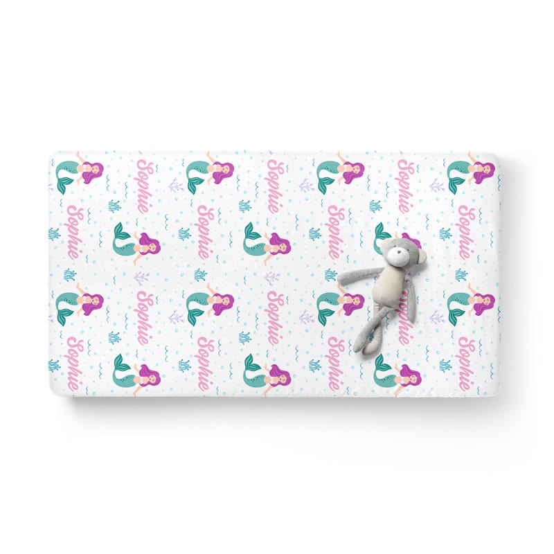 Sleepy Siren Crib Sheet