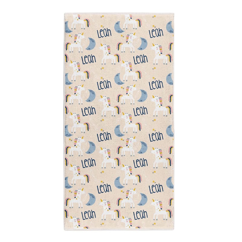 Sleepy Unicorn Bath Towel