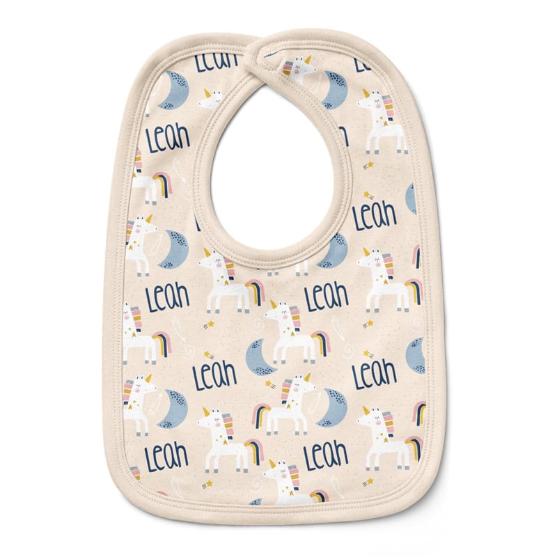 Sleepy Unicorn Bib