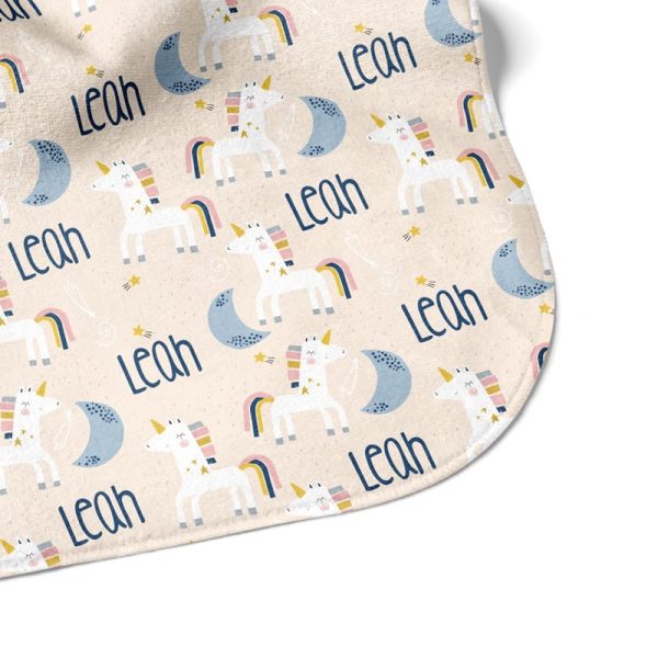 Sleepy Unicorn Hooded Towel Corner