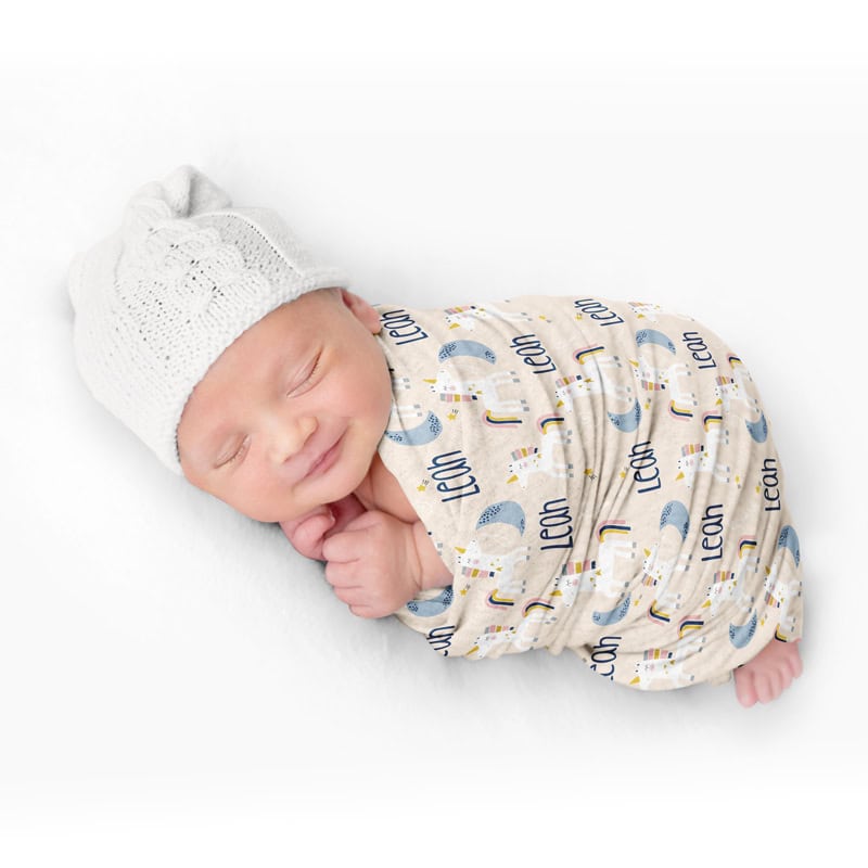 Sleepy Unicorn Swaddle Baby