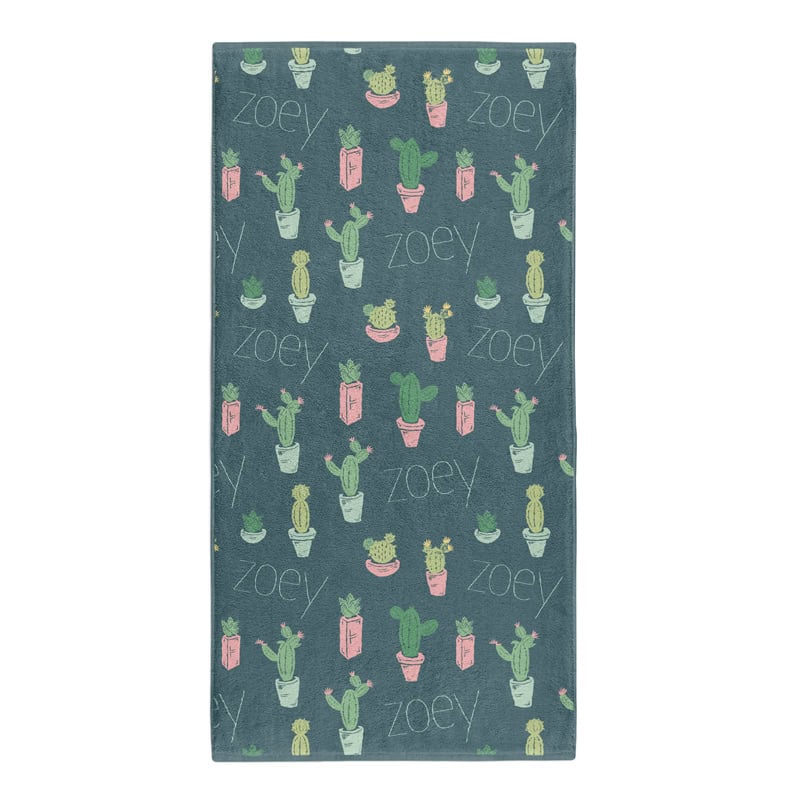 Succulent Bath Towel