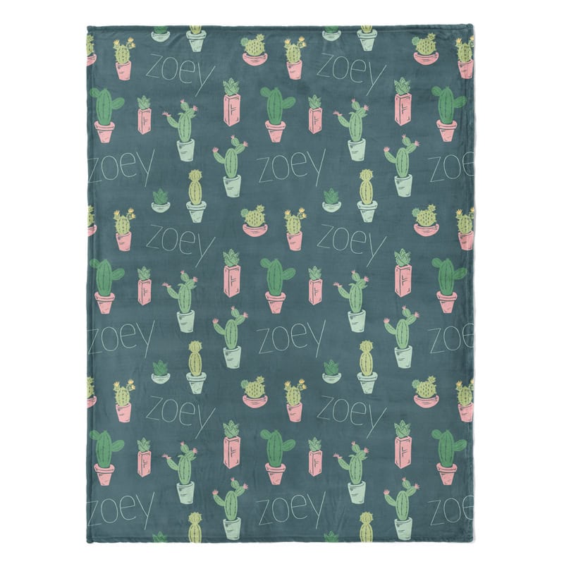 Succulents Blanket