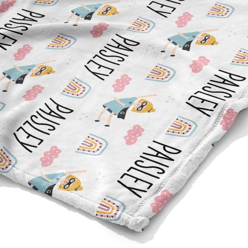 Super Girl Blanket Corner