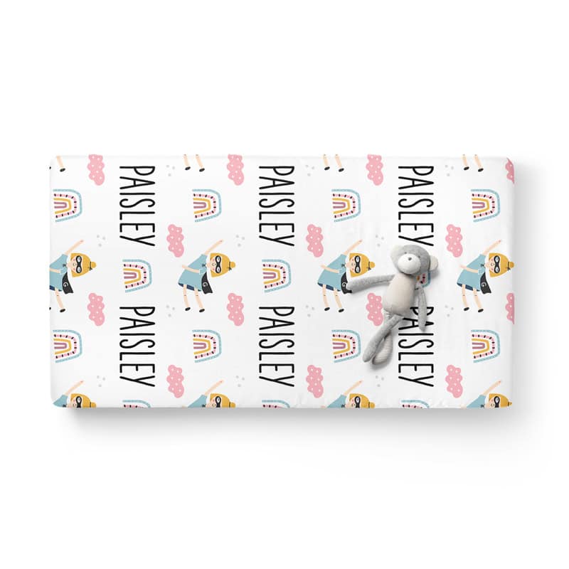 Super Girl Crib Sheet