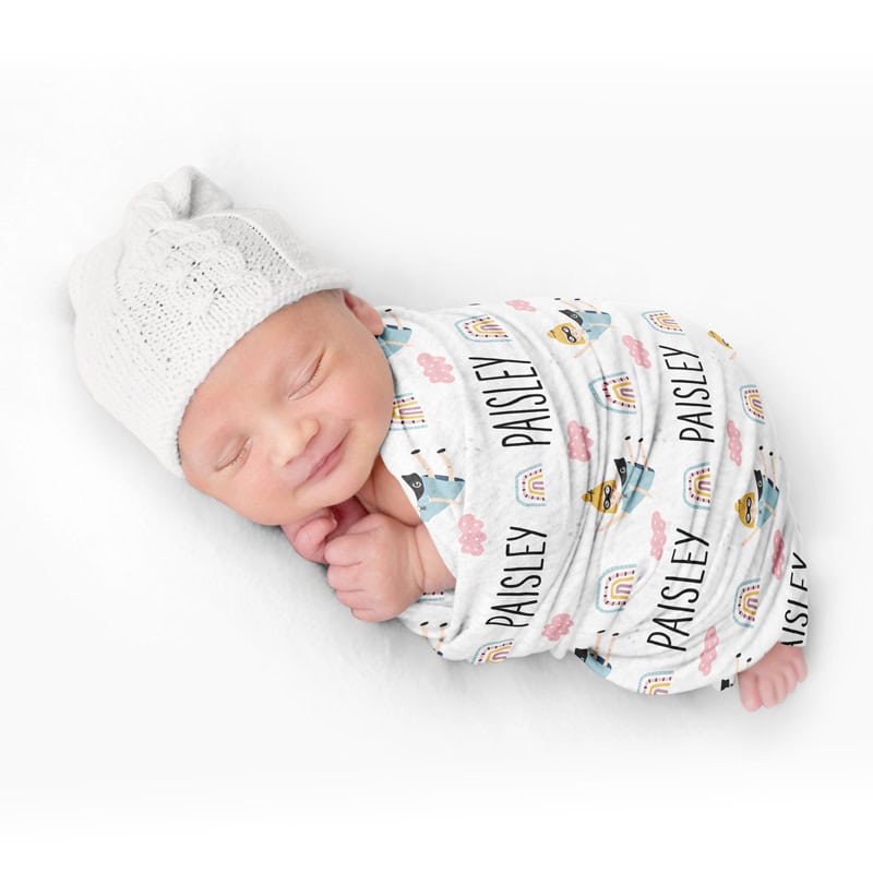 Super Girl Swaddle Baby