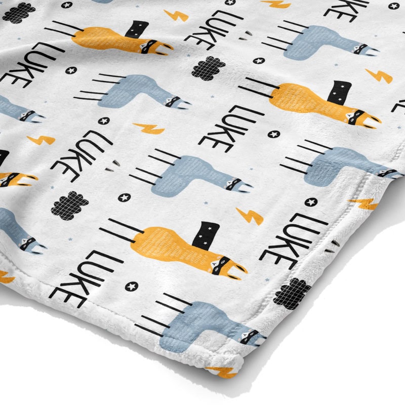Super Llama Blanket Corner