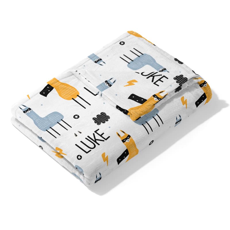Super Llama Blanket Folded