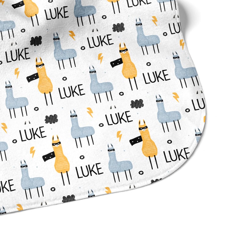 Super Llama Hooded Towel Corner