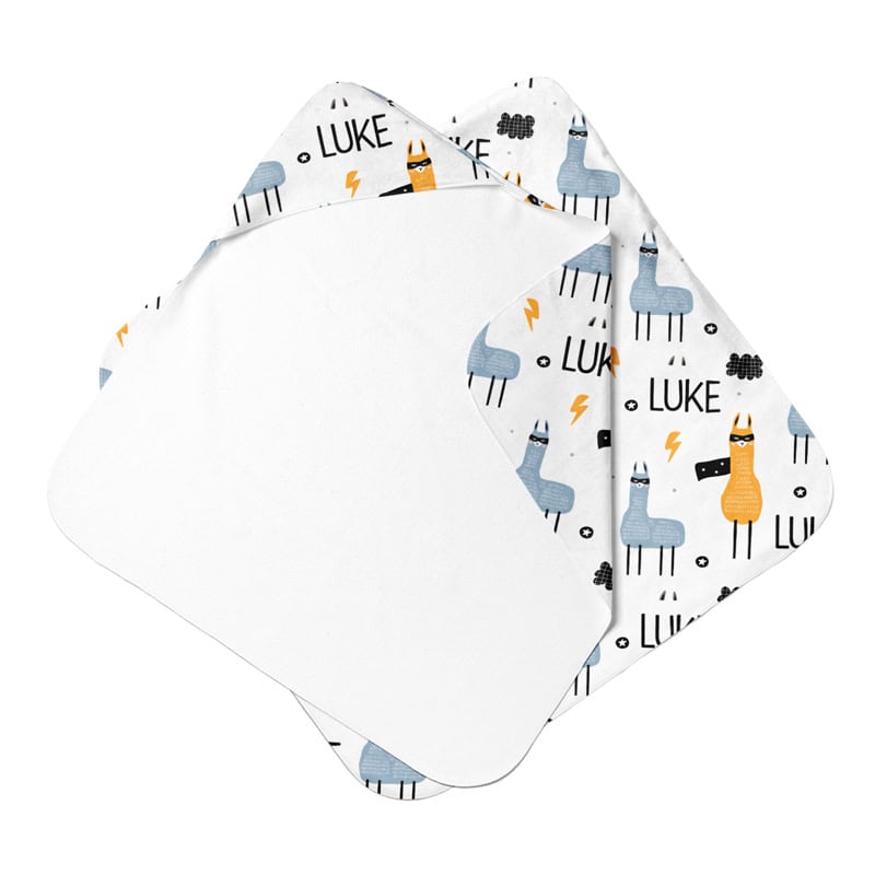 Super Llama Hooded Towel