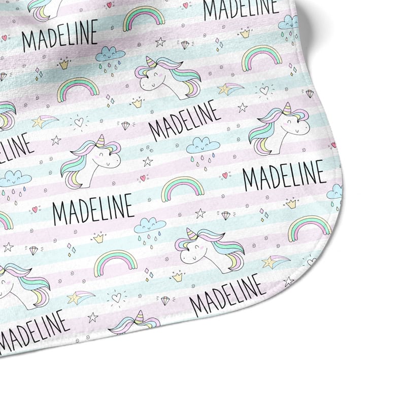 Unicorn Hooded Towel Corner