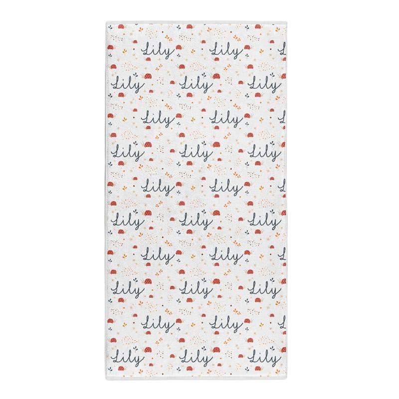 ladybug towel front
