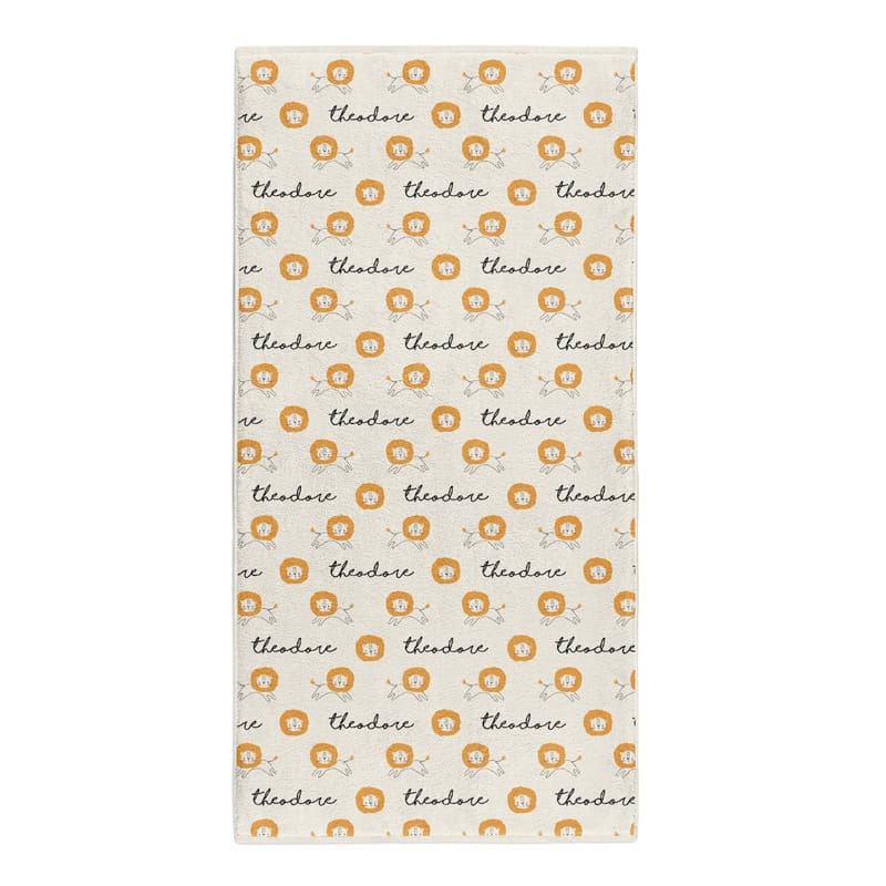 lion towel front