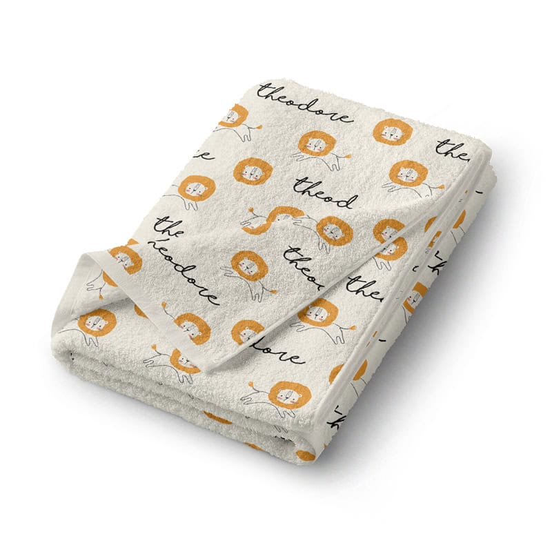 lion towel