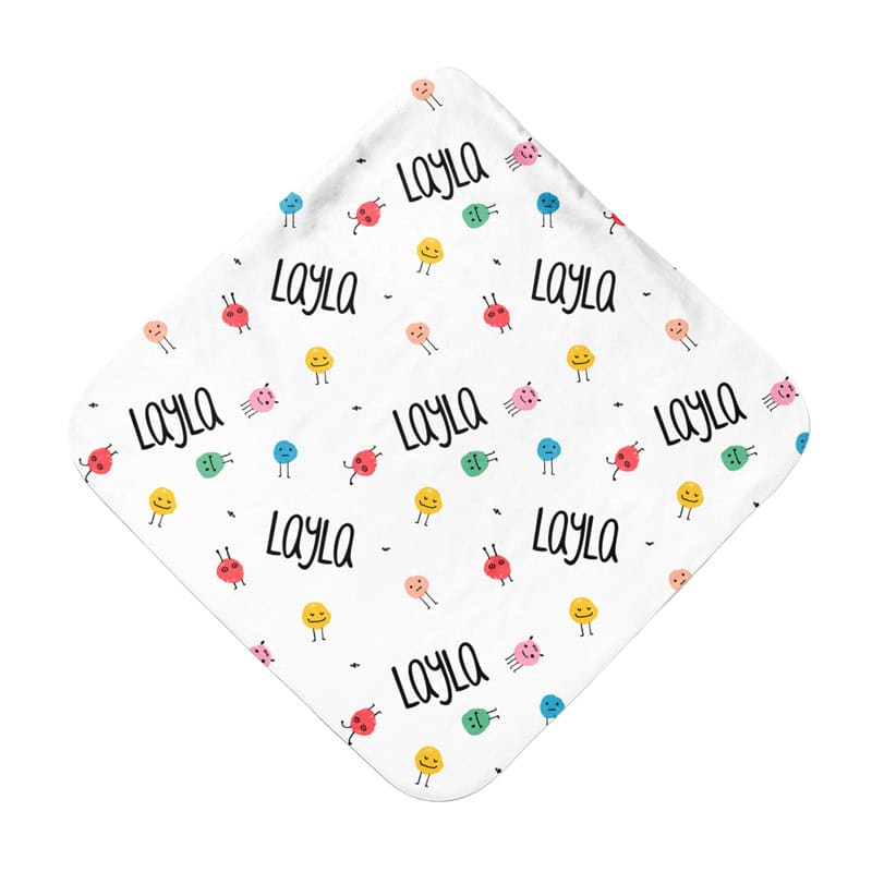 little fuzzies hooded towel