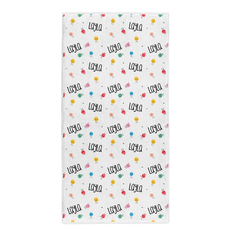 little fuzzies towel front